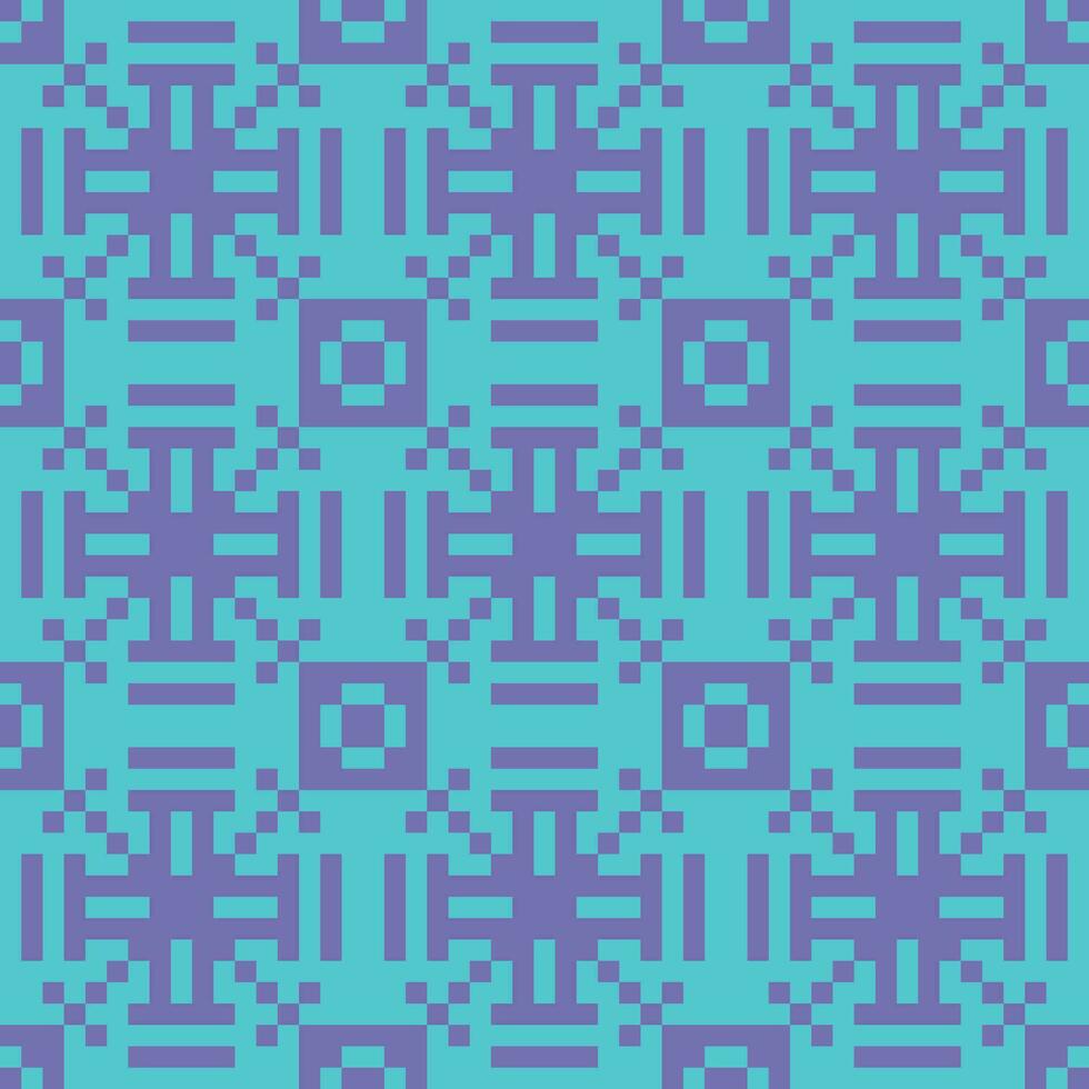 ein Blau und lila Muster mit Quadrate vektor