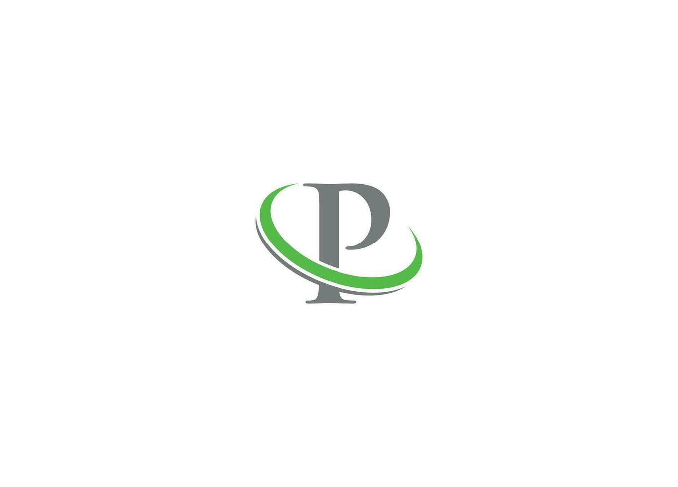 pc brev logotyp design kreativ modern vektor ikon