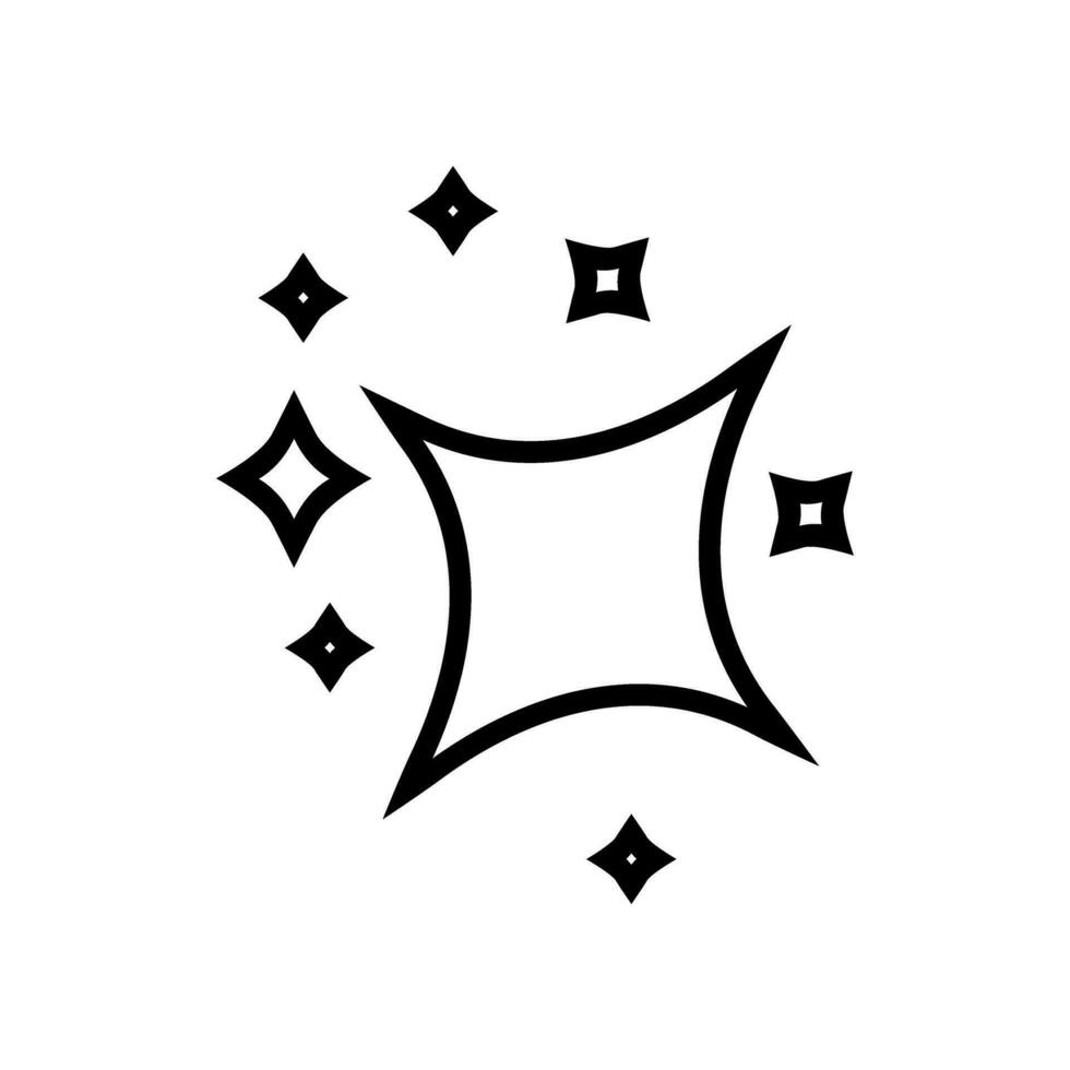 funkelt Symbol Vektor. funkeln Sterne Illustration unterzeichnen. leuchtenden platzen Symbol. Star Logo. vektor