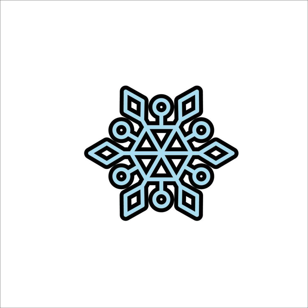 Schnee Symbol Vektor