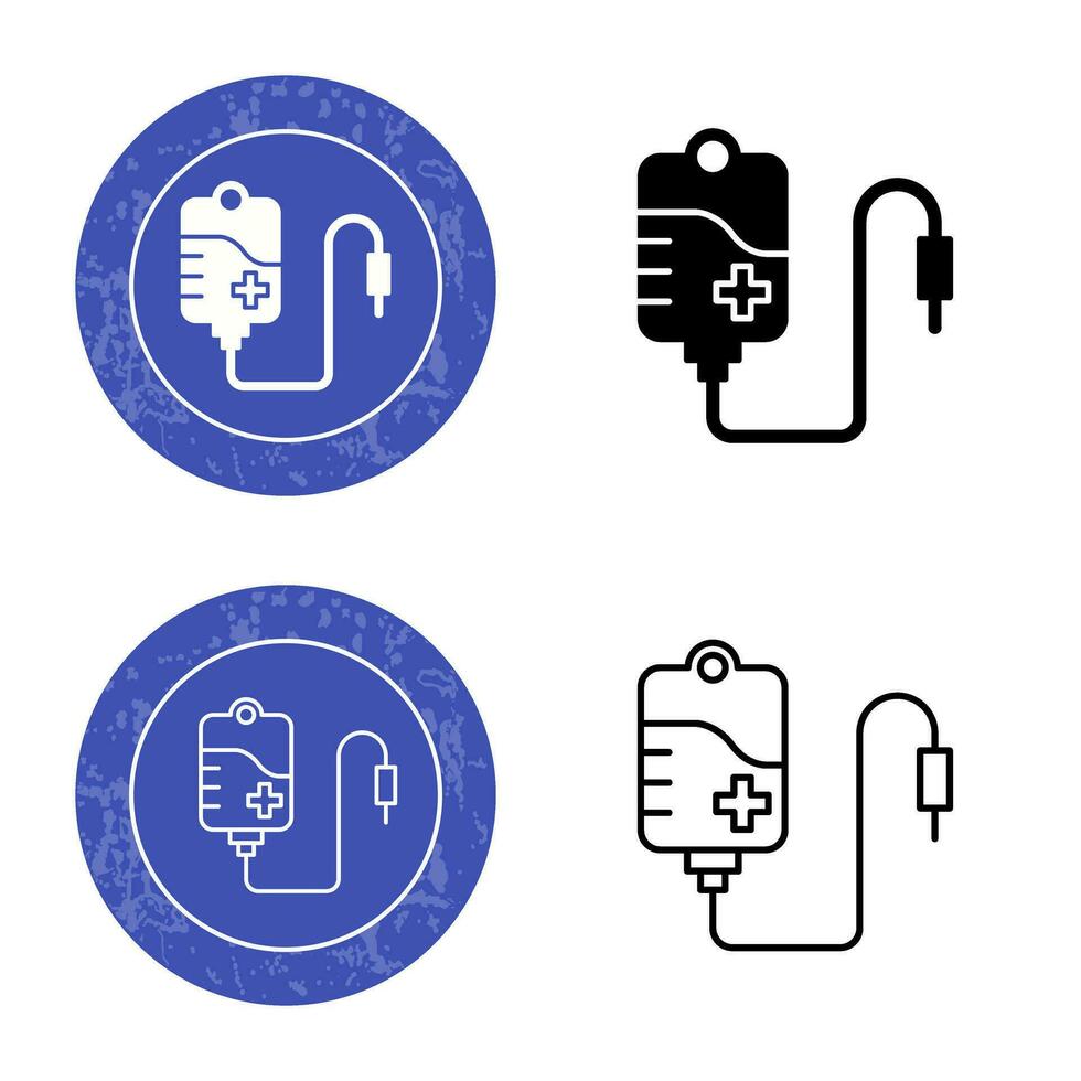 Vektorsymbol für Blutbeutel vektor