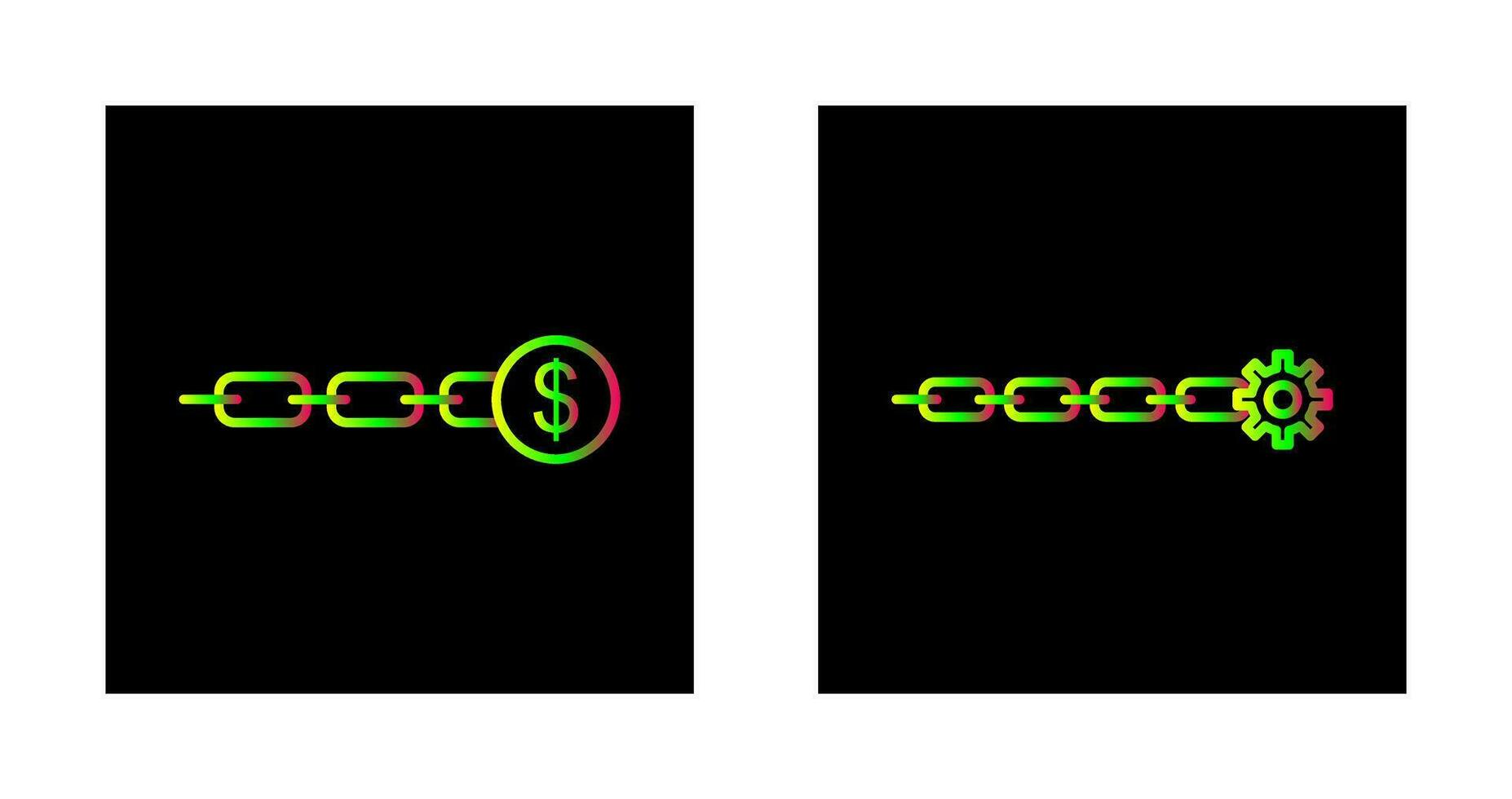 Verknüpfung Der Umsatz und Verknüpfung Optimierung Symbol vektor