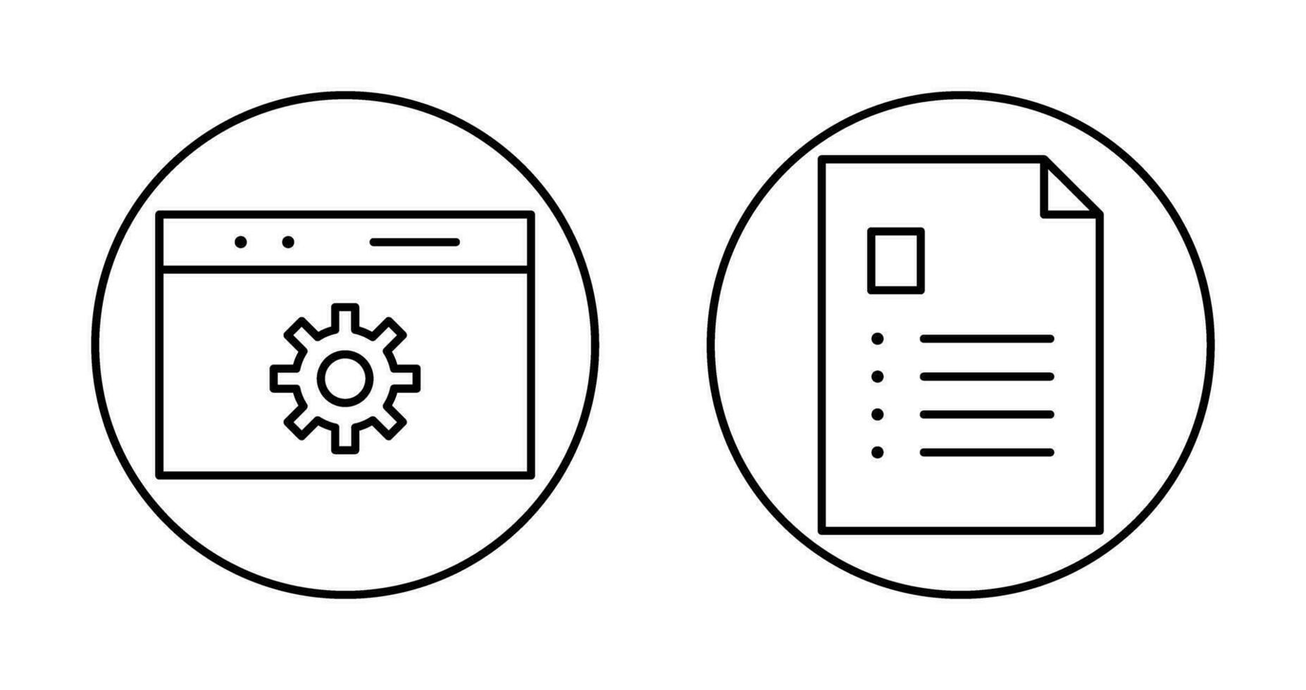 Analytik und Netz Optimierung Symbol vektor