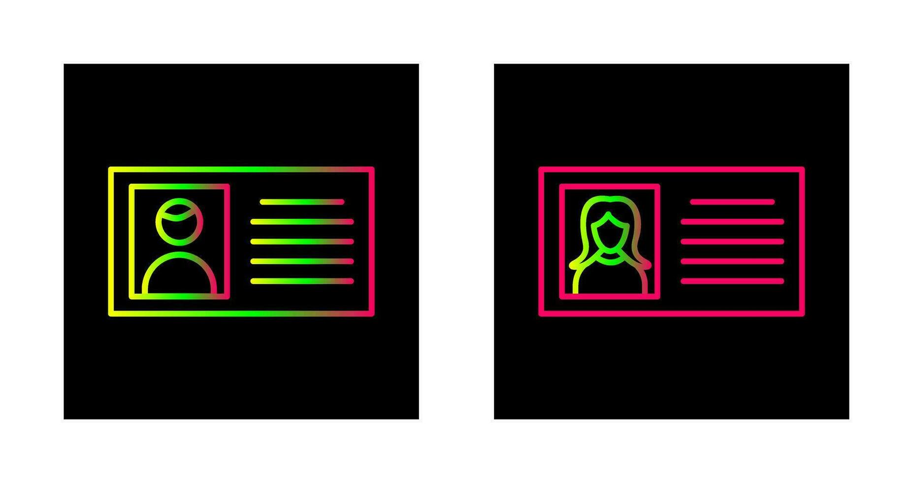 männlich Profil und weiblich Profil Symbol vektor