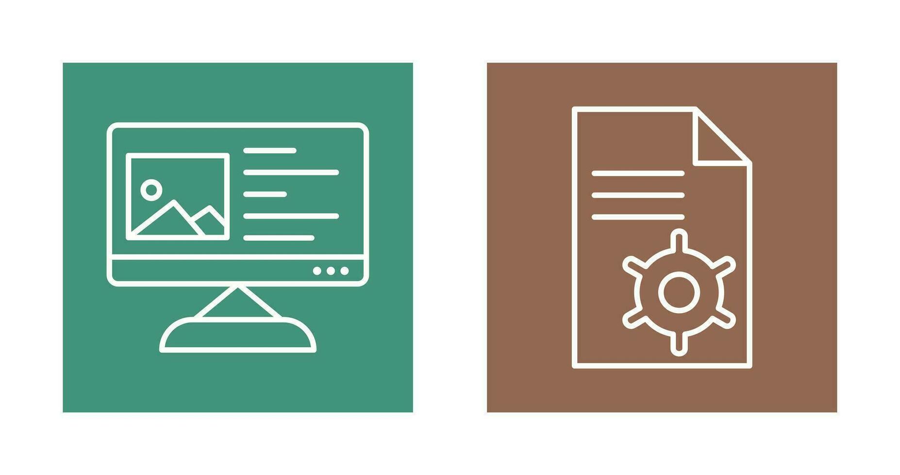 Inhalt Planung und Inhalt Verwaltung Symbol vektor