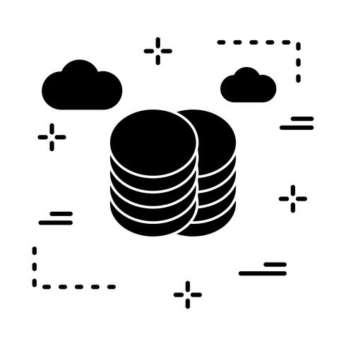 vektor mynt ikon