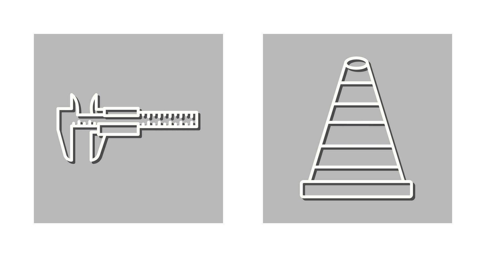 Kegel und Bremssättel Symbol vektor