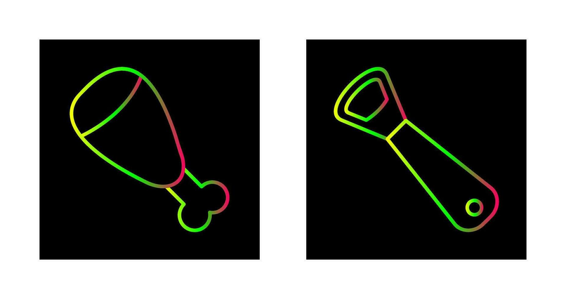 gekocht Schinken und Utensil Symbol vektor