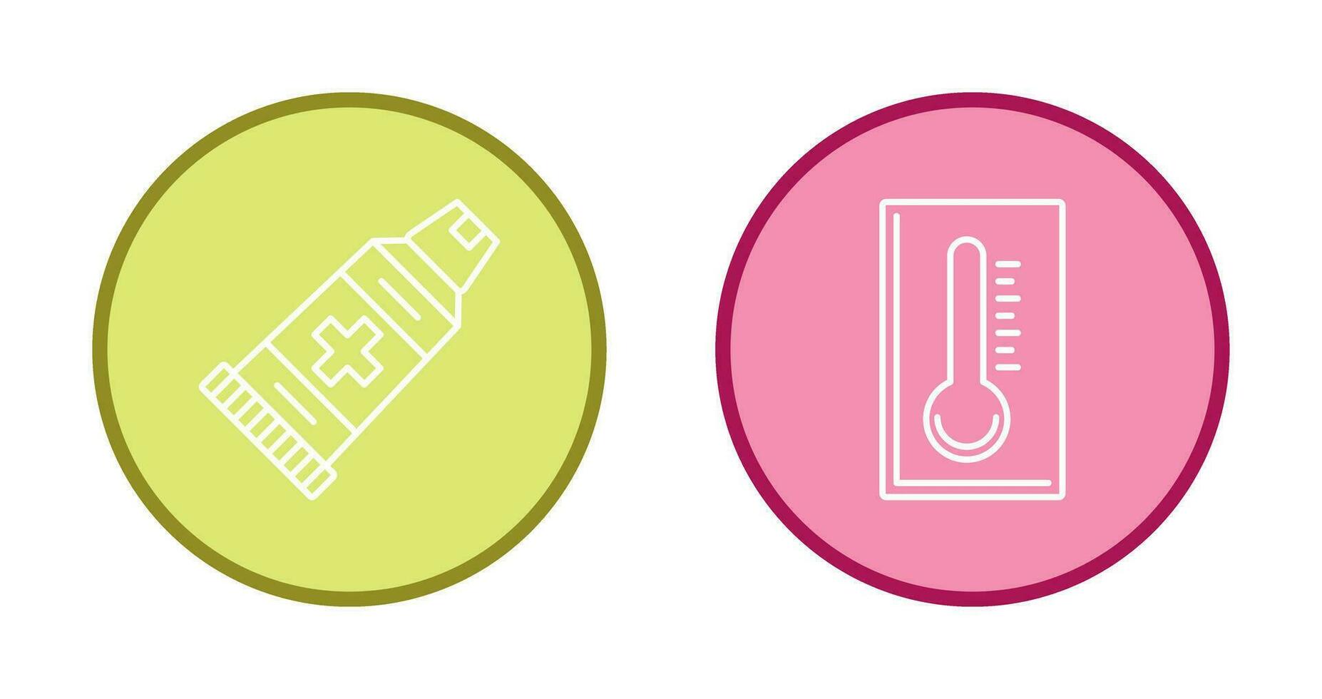 Einfügen und Thermometer Symbol vektor