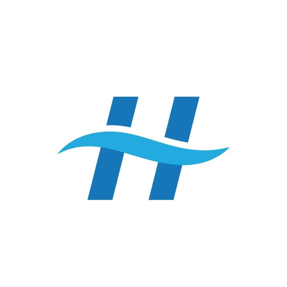 h Logo Hexagon Illustration Symbol vektor