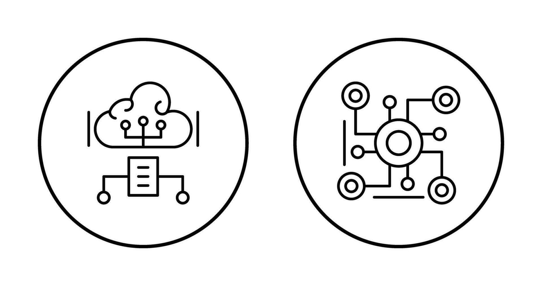 Wolke Computing und Verbindung Symbol vektor