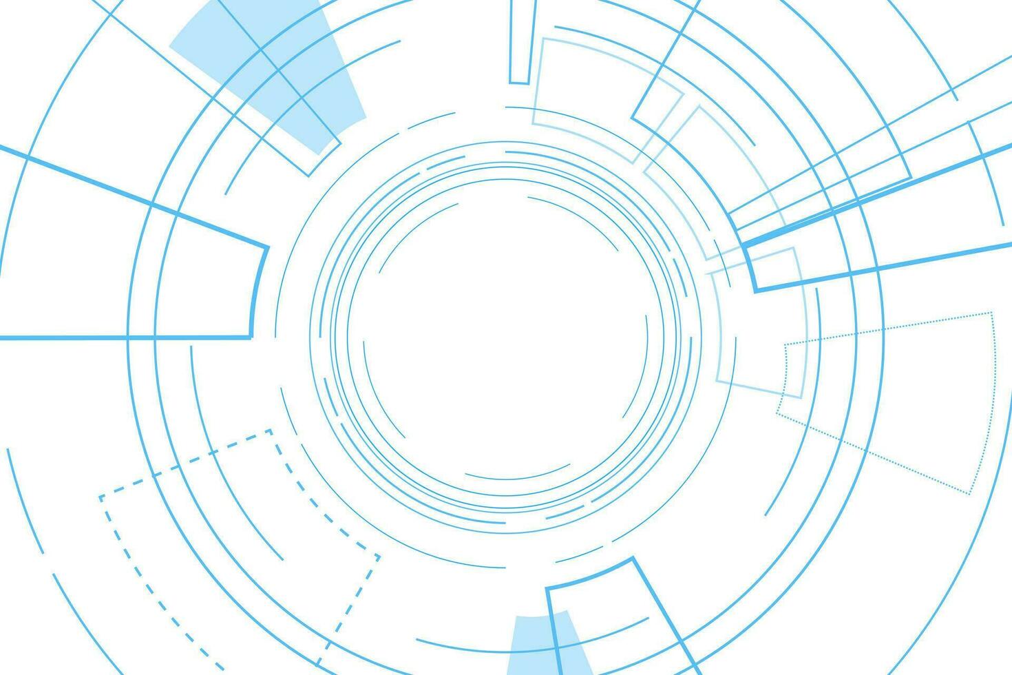 sci fi futuristiskt användargränssnitt, hud, abstrakt teknikbakgrund, vektorillustration. vektor