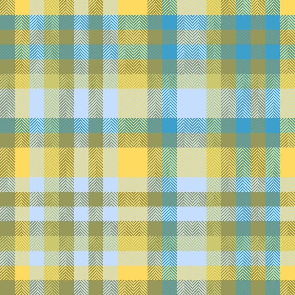 Muster prüfen Stoff von Hintergrund Textur Textil- mit ein Tartan nahtlos Vektor Plaid.