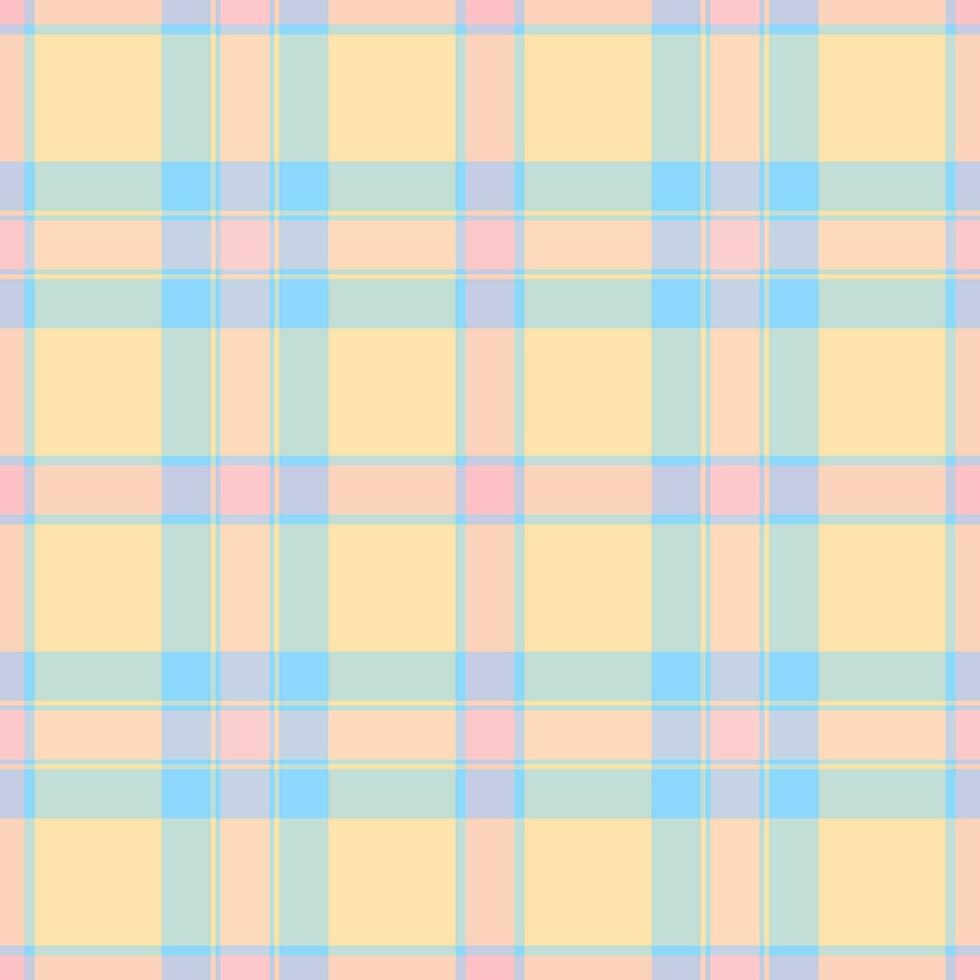 Tartan Vektor Stoff von Textur prüfen nahtlos mit ein Plaid Hintergrund Muster Textil.