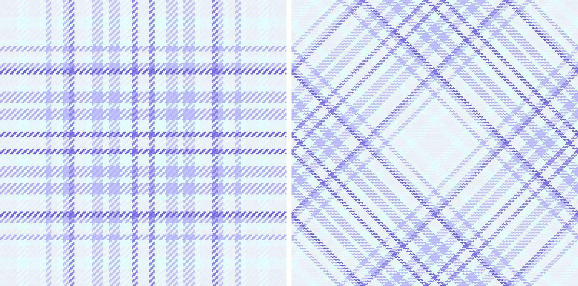 Muster Textur Textil- von Tartan Plaid prüfen mit ein nahtlos Stoff Vektor Hintergrund.