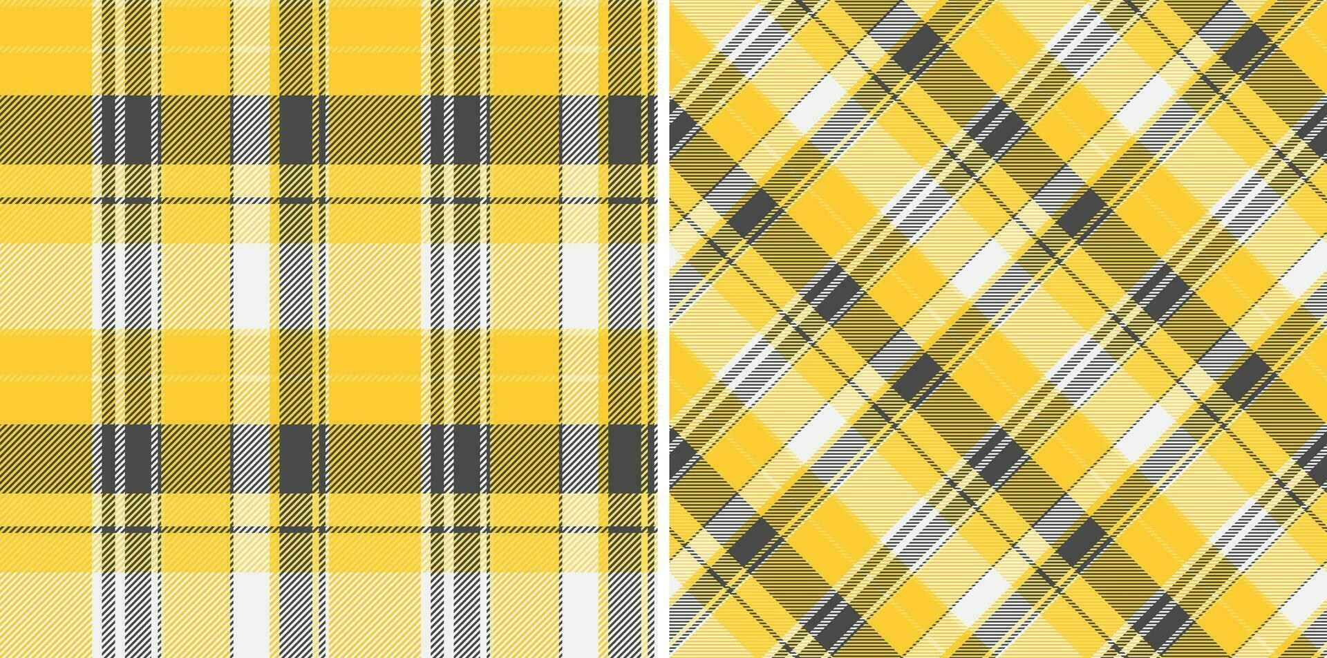 Textur Muster Stoff von nahtlos Hintergrund Tartan mit ein Plaid prüfen Textil- Vektor. vektor