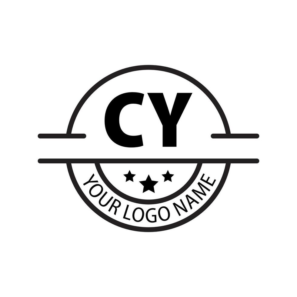 brev cy logotyp. c y. cy logotyp design vektor illustration för kreativ företag, företag, industri. proffs vektor
