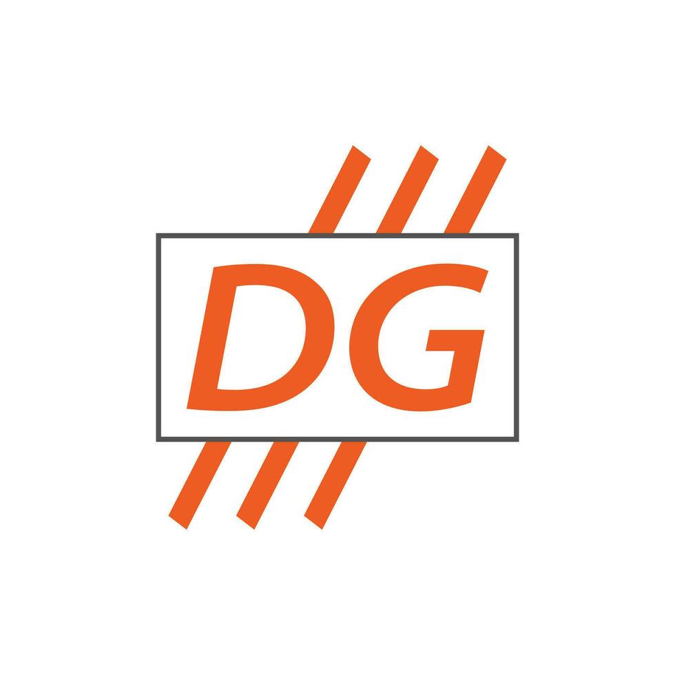 Brief dg Logo. d g. dg Logo Design Vektor Illustration zum kreativ Unternehmen, Geschäft, Industrie. Profi Vektor