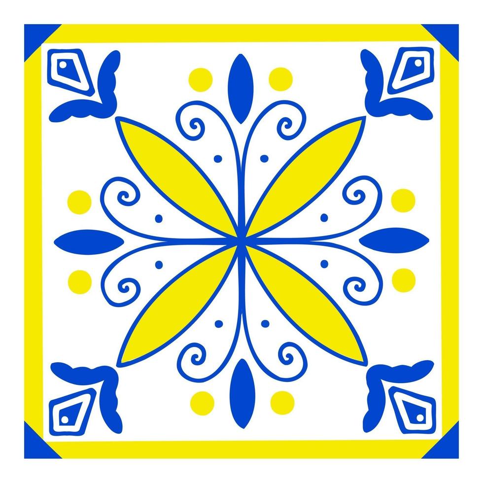 marokkanischer geometrischer innenraum patchwork. azulejo marokkanische Tapete vektor