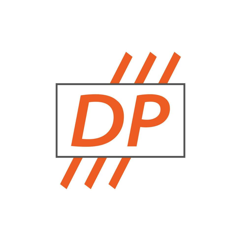 Brief dp Logo. d p. dp Logo Design Vektor Illustration zum kreativ Unternehmen, Geschäft, Industrie. Profi Vektor