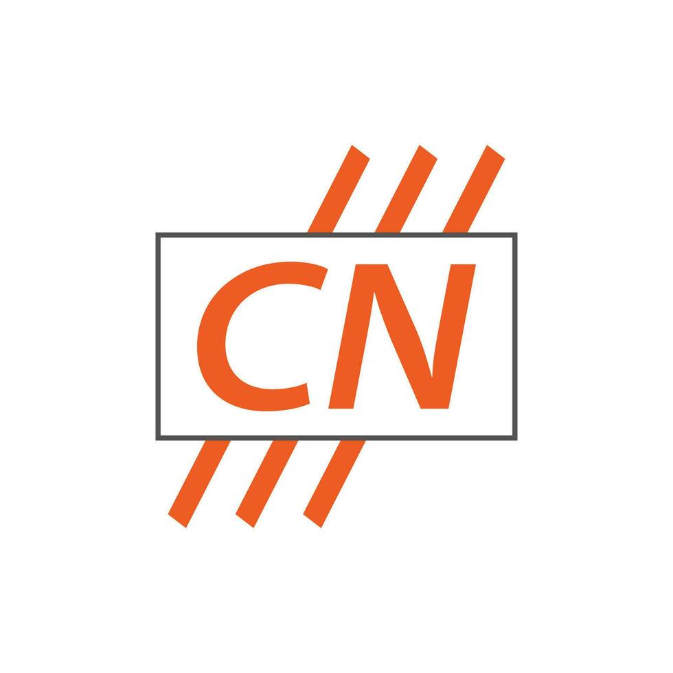 Brief cn Logo. c N. cn Logo Design Vektor Illustration zum kreativ Unternehmen, Geschäft, Industrie. Profi Vektor