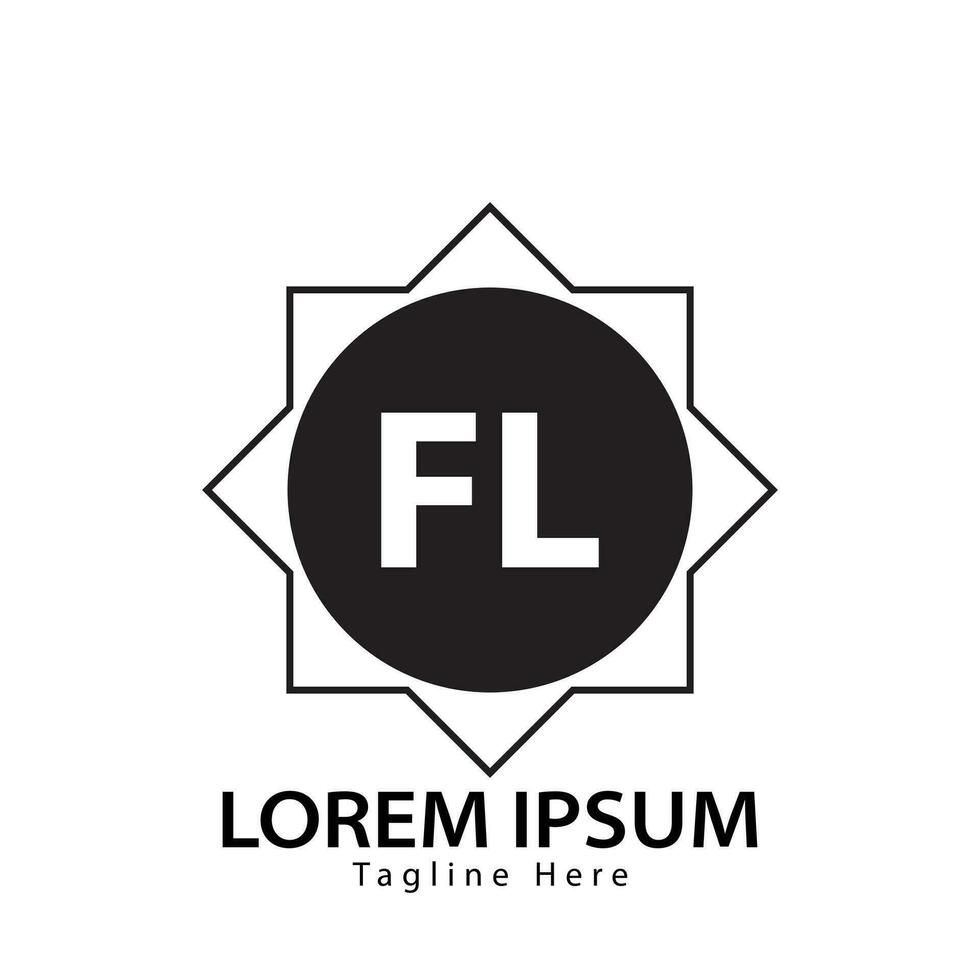 Brief fl Logo. f l. fl Logo Design Vektor Illustration zum kreativ Unternehmen, Geschäft, Industrie. Profi Vektor