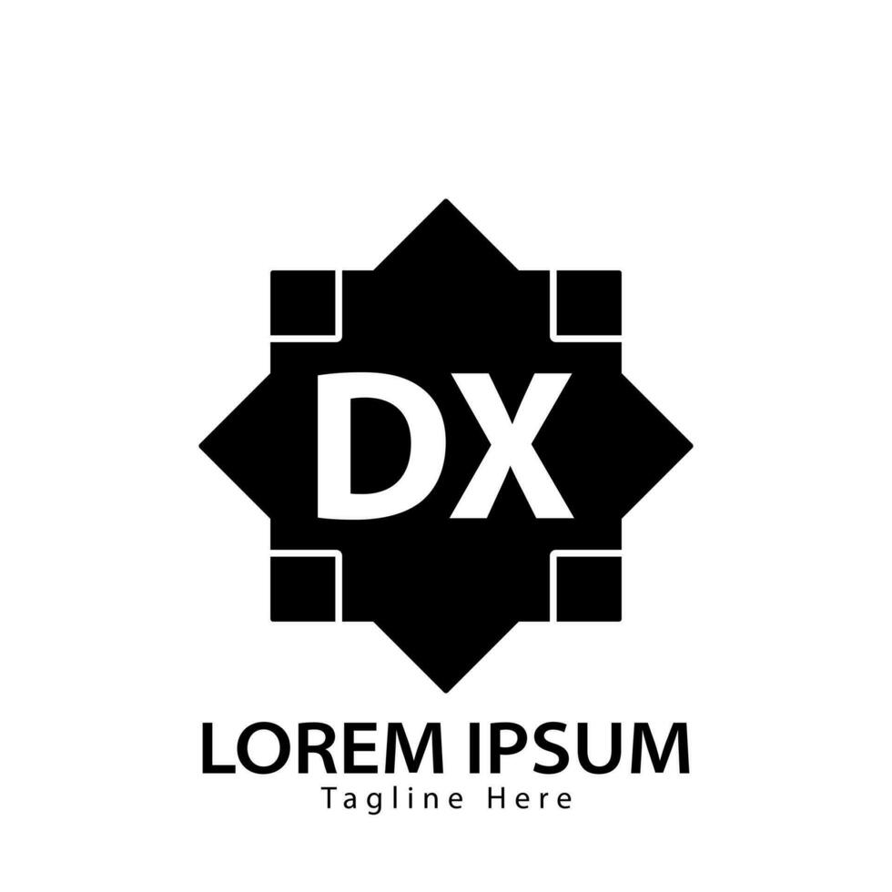 brev dx logotyp. d x. dx logotyp design vektor illustration för kreativ företag, företag, industri. proffs vektor