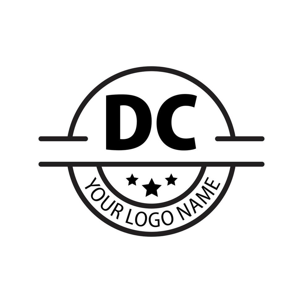 Brief dc Logo. d c. dc Logo Design Vektor Illustration zum kreativ Unternehmen, Geschäft, Industrie. Profi Vektor