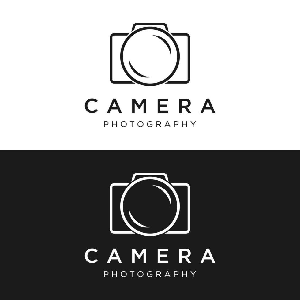 Fachmann Kamera oder Fotografie Linse Logo Design. Medien, Studio, Geschäft Logo. vektor