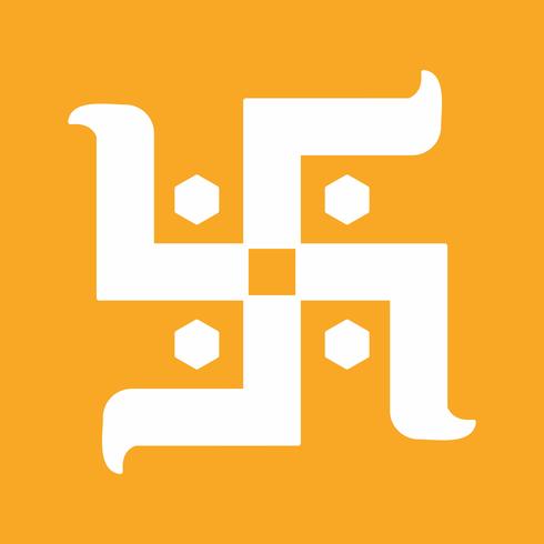 Vektor Hindu Zeichen Symbol