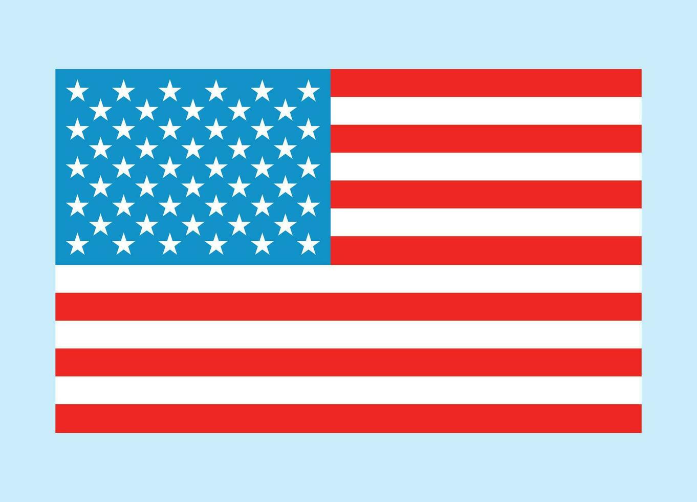 Flagge von das vereinigt Zustände von Amerika, Sterne und Streifen, USA Flagge, Unabhängigkeit Tag, vierte von Juli vektor