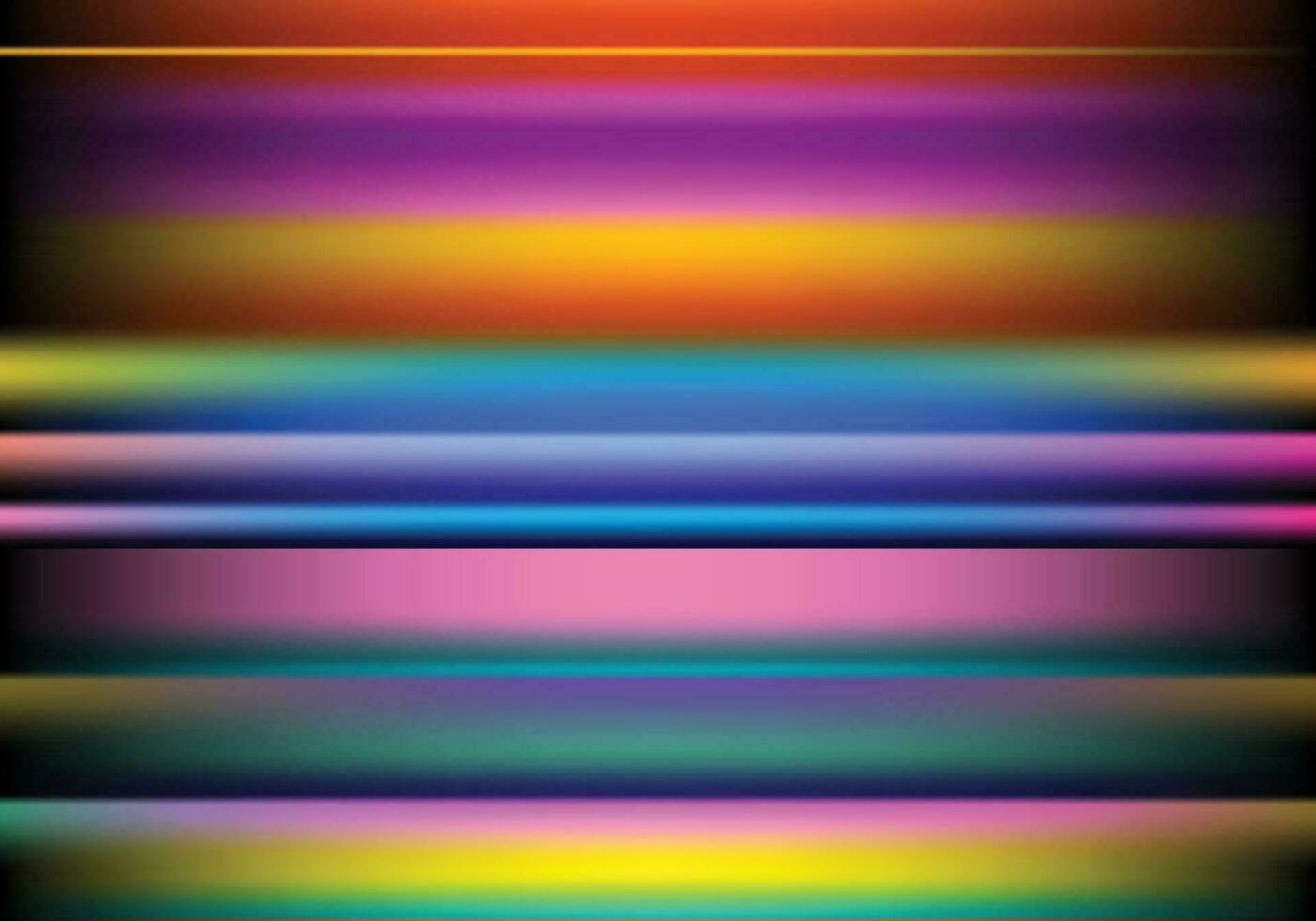 horisontell regnbåge Ränder Färg bakgrund för vektor bakgrund design.