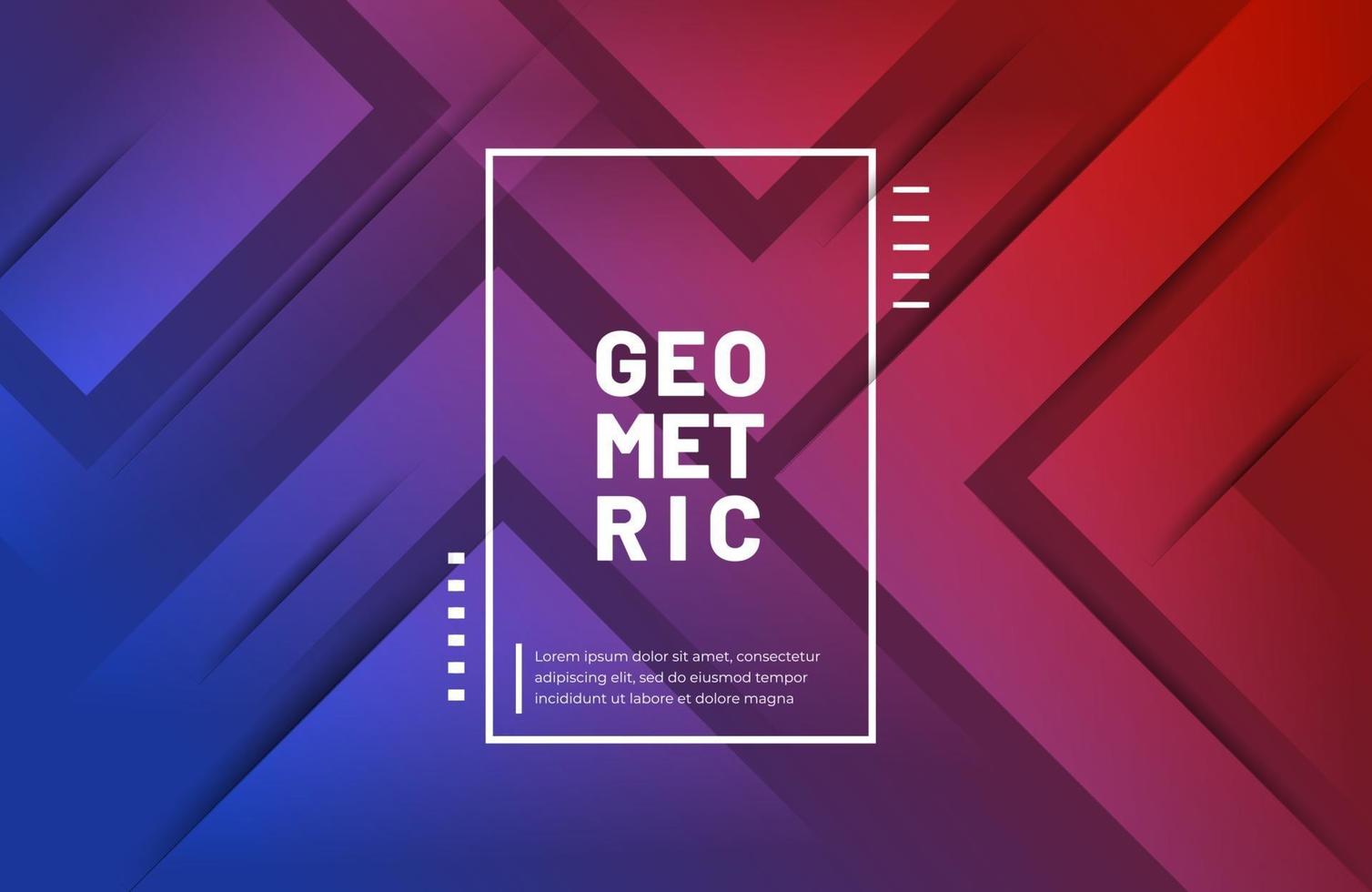 abstrakt geometrisk bakgrund med modern gradientfärg vektor