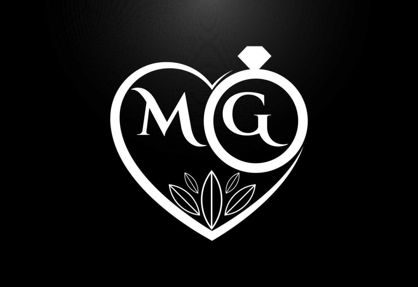 första brev m g logotyp design vektor. grafisk alfabet symbol för företags- företag identitet vektor