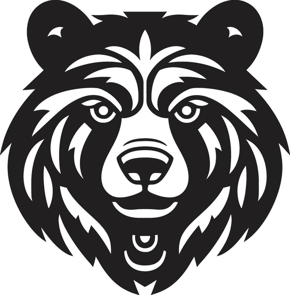 Bär souverän Siegel wild Bär Logo vektor