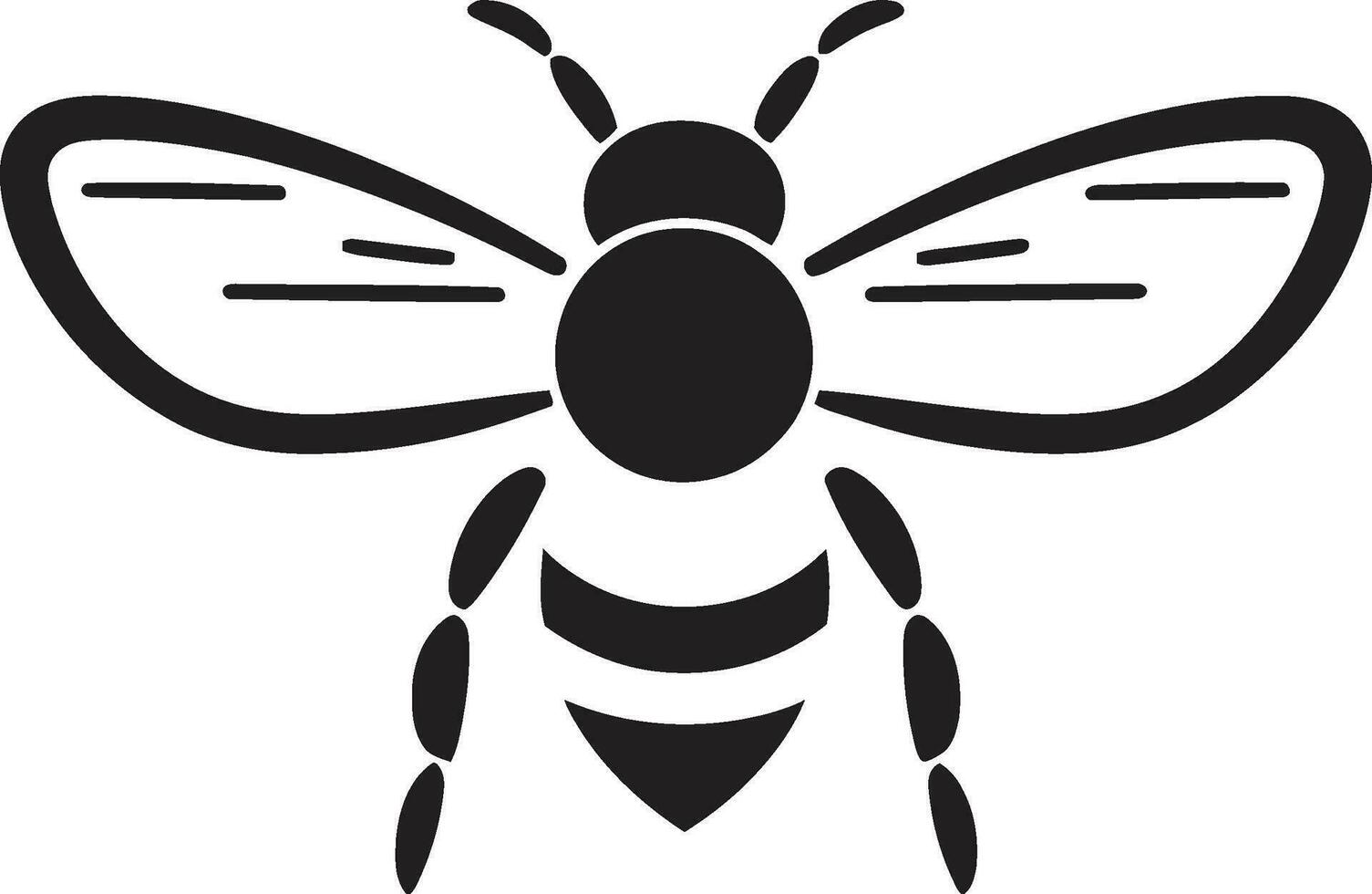 Bienenstock Stammes- Kennzeichen Biene Monarchie Siegel vektor