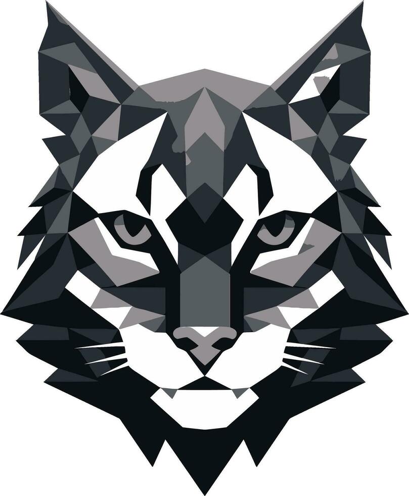 Vektor Bobcat ein wild Raubtier Tier im ein Vektor Design Format Bobcat Vektor Design ein heftig und schön wild Katze