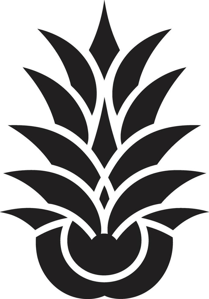 wunderlich Ananas Ikonographie spielerisch Ananas Symbolismus vektor
