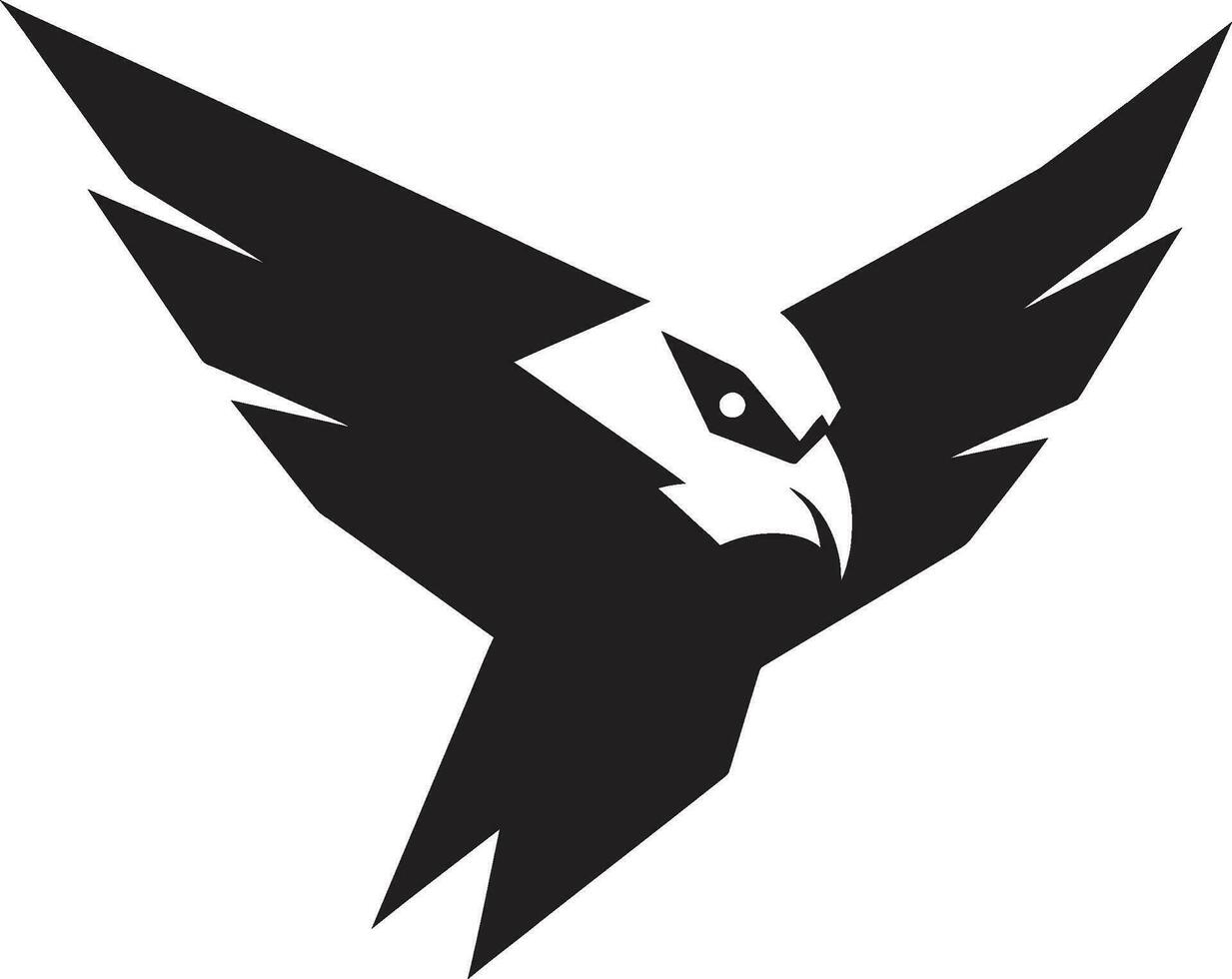 schwarz Falke ein Vektor Logo Design zum ein Geschäft Das meint Geschäft schwarz Falke ein Vektor Logo Design zum ein Marke Das steigt an über das Wettbewerb