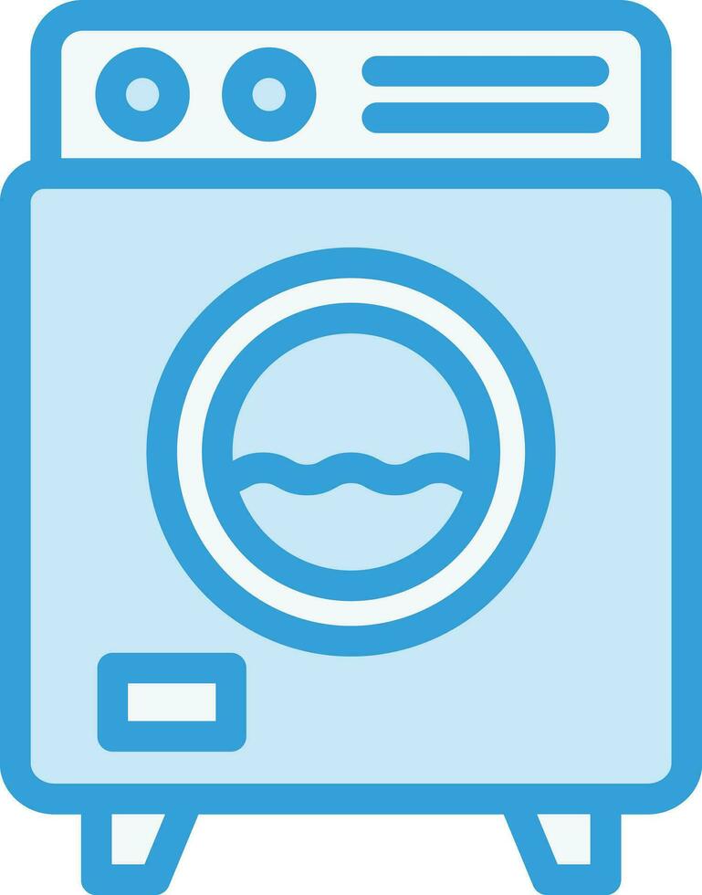 Waschmaschine-Vektor-Icon-Design-Illustration vektor