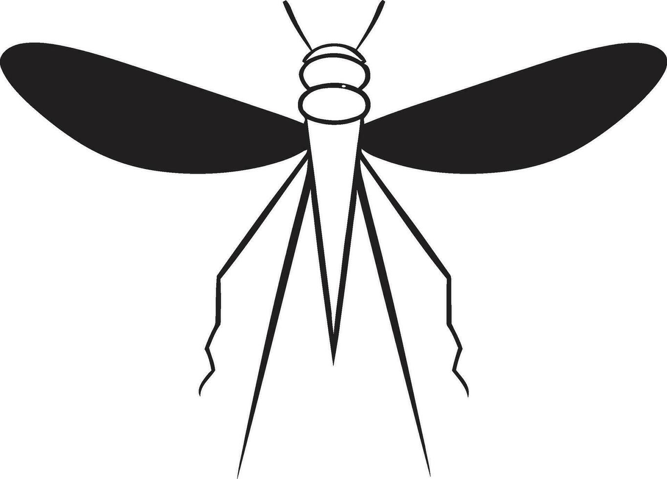 Moskito Insekt Ikonographie abstrakt Moskito Logo vektor