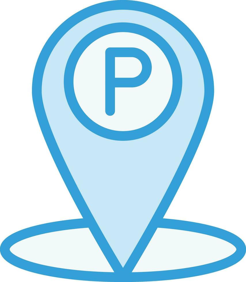 parkering vektor ikon design illustration