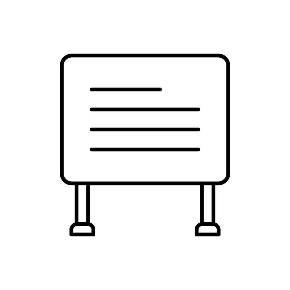 Weiß Tafel Symbol Vektor Design Vorlagen