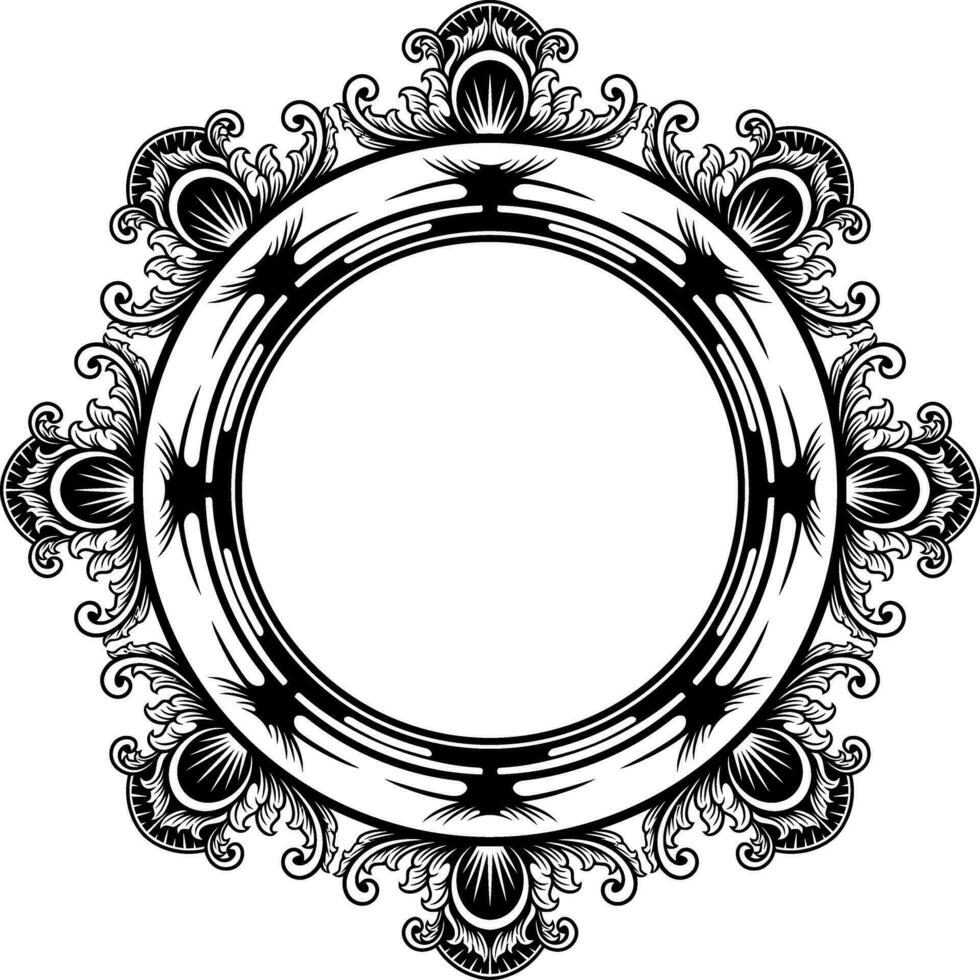 Kreis Ornament Rahmen vektor