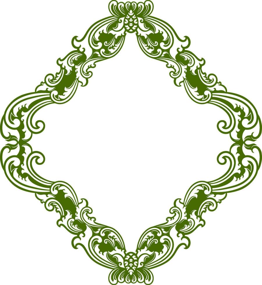 Ornament Rahmen zum Hochzeit vektor