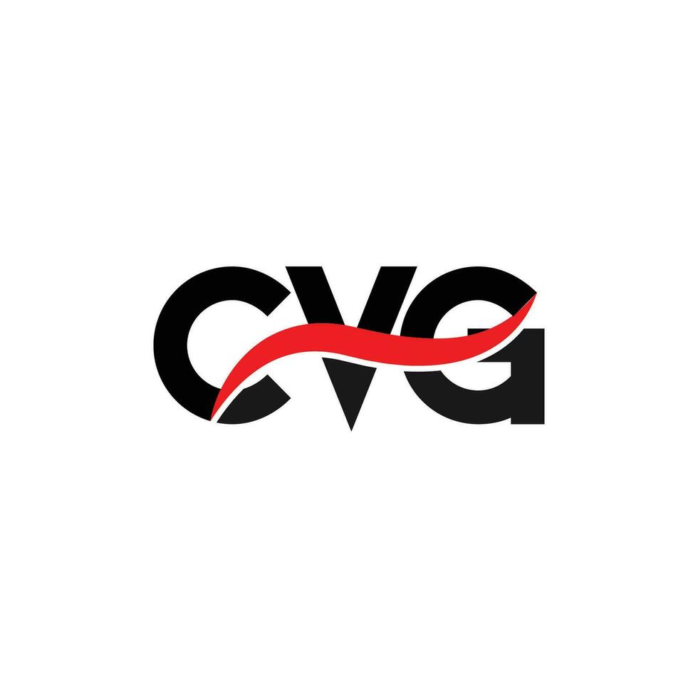 Monogramm Brief cvg modern Initiale Logo Design ,cvg verknüpft Kreis Großbuchstaben Monogramm Logo vektor