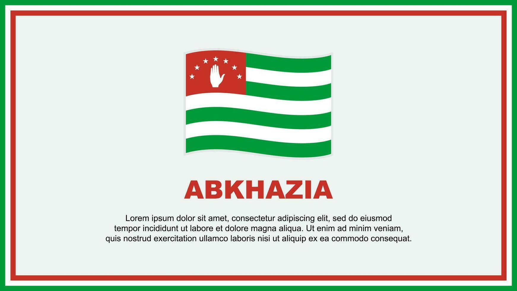 abkhazia flagga abstrakt bakgrund design mall. abkhazia oberoende dag baner social media vektor illustration. abkhazia baner