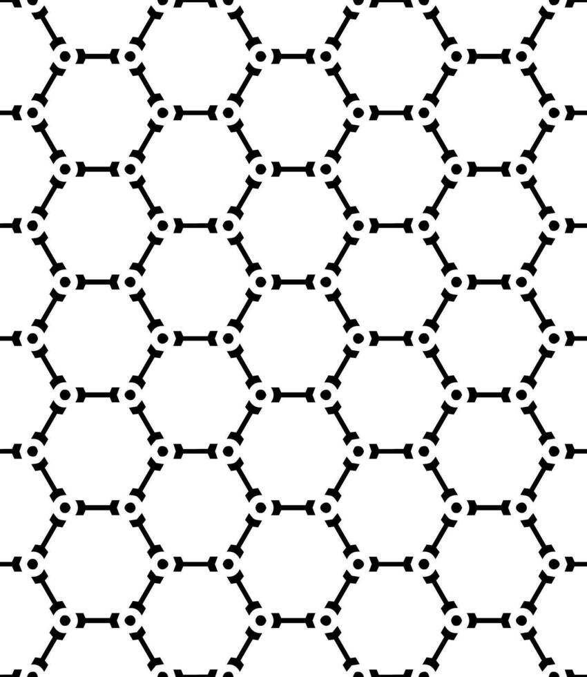 svart och vit sömlös abstrakt mönster. bakgrund och bakgrund. gråskale dekorativ design. vektor