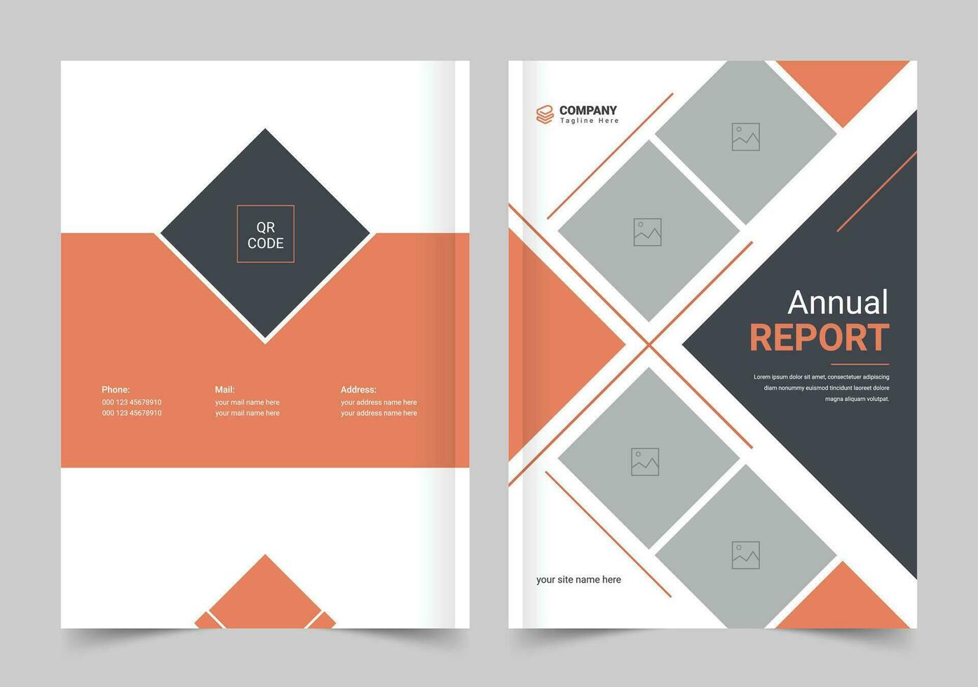 jährlich Bericht Startseite Design, Startseite Design zum Broschüre, jährlich Bericht vektor