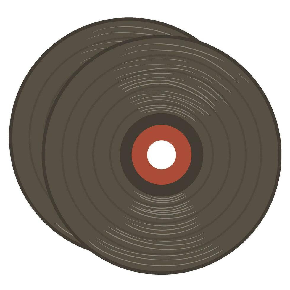 Vinyl retro klassisch Illustration vektor